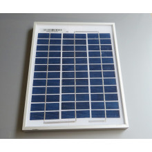 Panel solar policristalino de 5W 18V usado para el sistema casero 12V